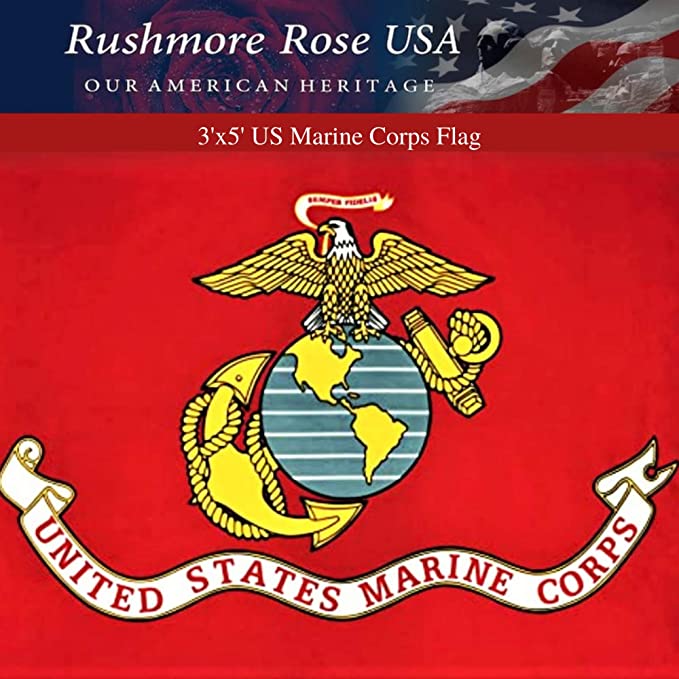 3' x 5' Premium US Marine Corps Flag