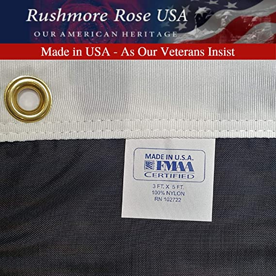 3' x 5' Single Side POW MIA Flag