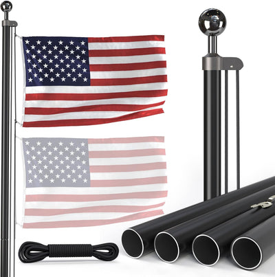 Rushmore Rose USA Flagpole Kit